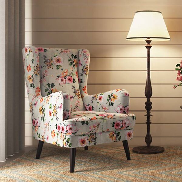 floral arm chair
